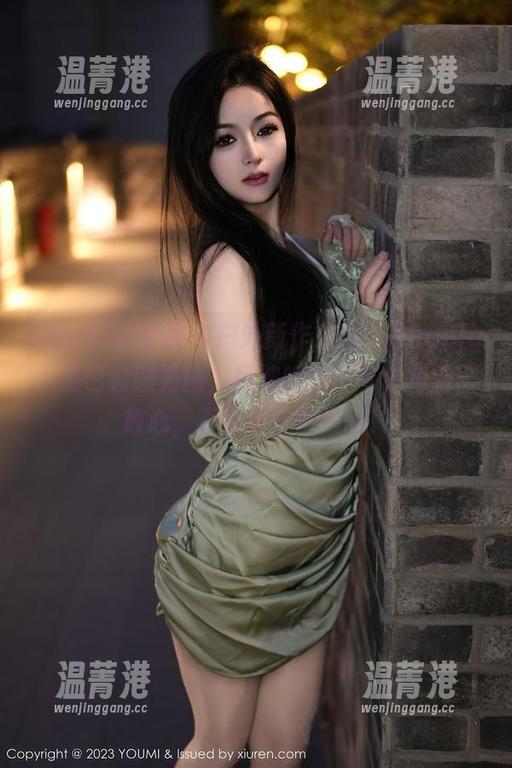 YouMi尤蜜荟 - 户外新作来啦！Angela小热巴套图更新，风被吹到了每个角落，放心，不会把你淋湿的！