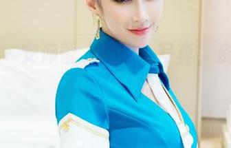 推女郎 - 安沛蕾“空姐”写真,资料也是够“飞”的。